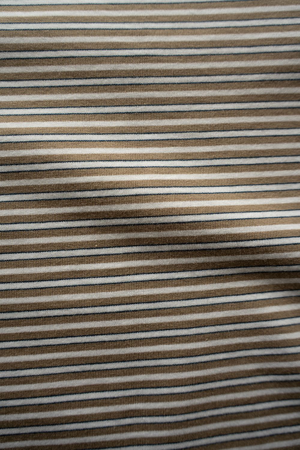 【26SS】ボーダーTシャツ(BEIGE×WHITE)