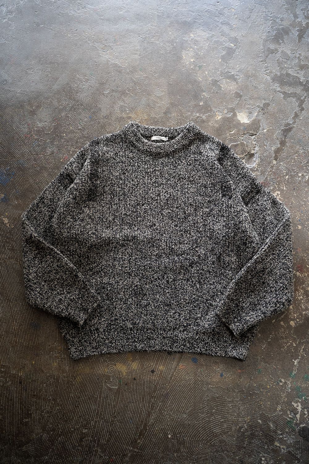 【25AW】Shusetsu Boucle Knit(MIX GRAY)