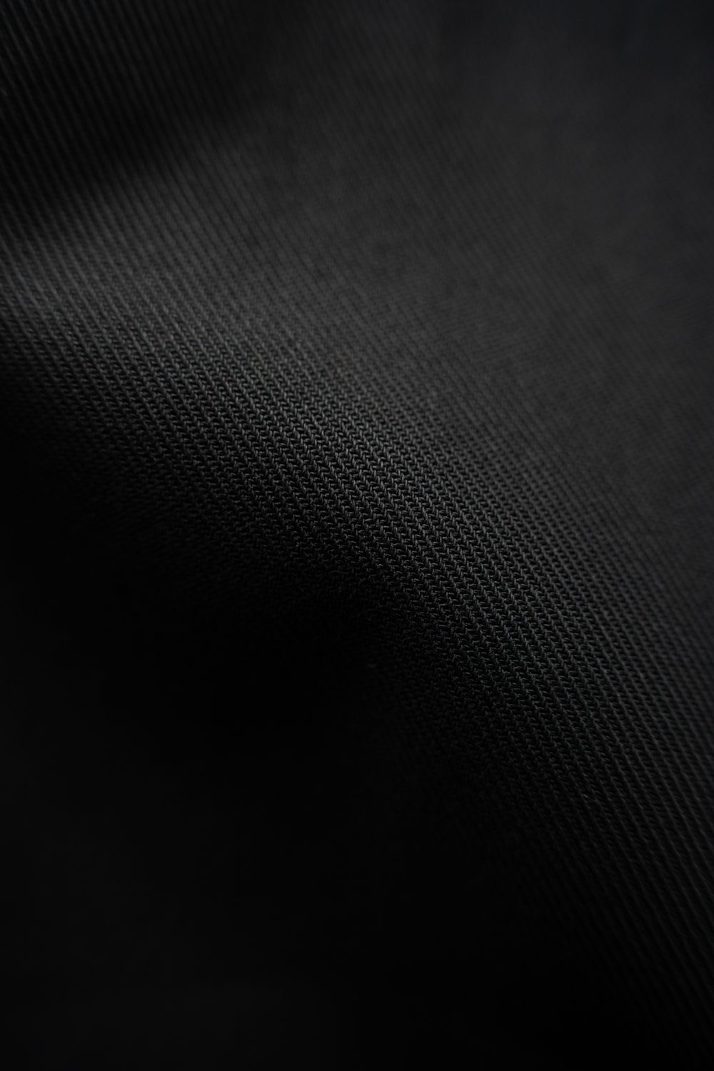 【26AW】コットンツイル2タックテーパードパンツ(BLACK NAVY)