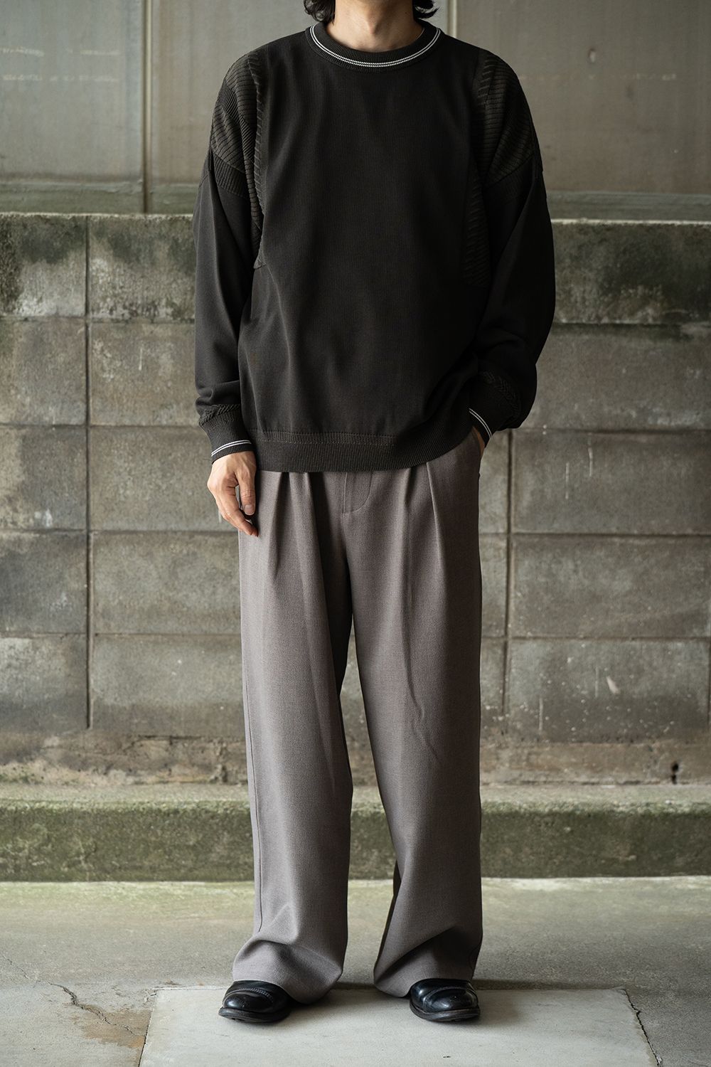 【25AW】Shimobashira Knit(DARK OLIVE)