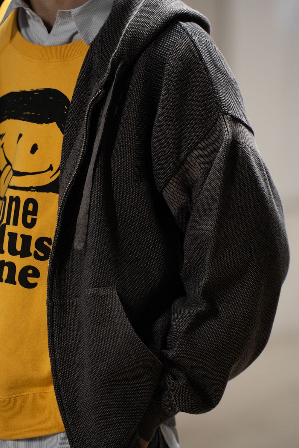 【26SS】Senshun Zip Hoodie(GREIGE)