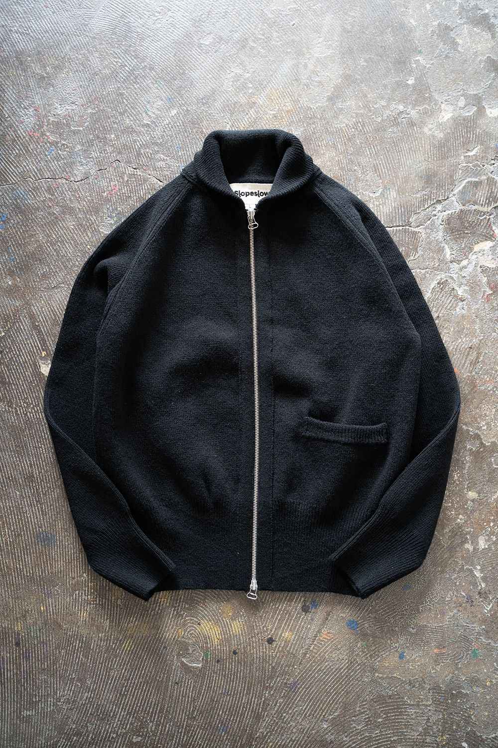 【ラスト1点】Hard twisted Shetlandwool type C-2(BLACK)