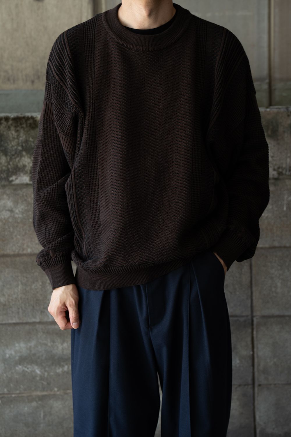 【26AW】Yunagi Knit(BROWN)