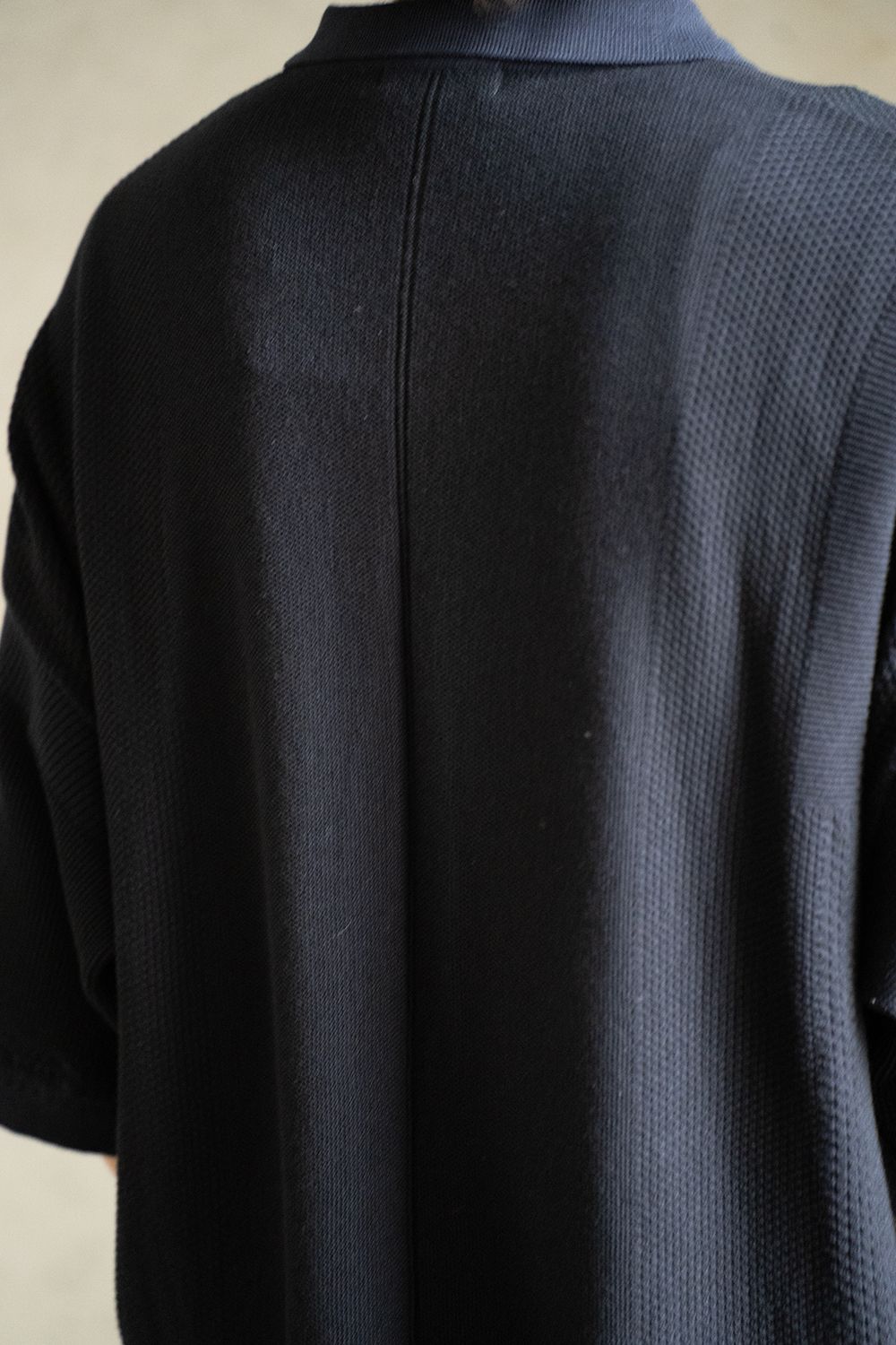 【ラスト1点】【25SS】Umiiro Knit Polo(NAVY)