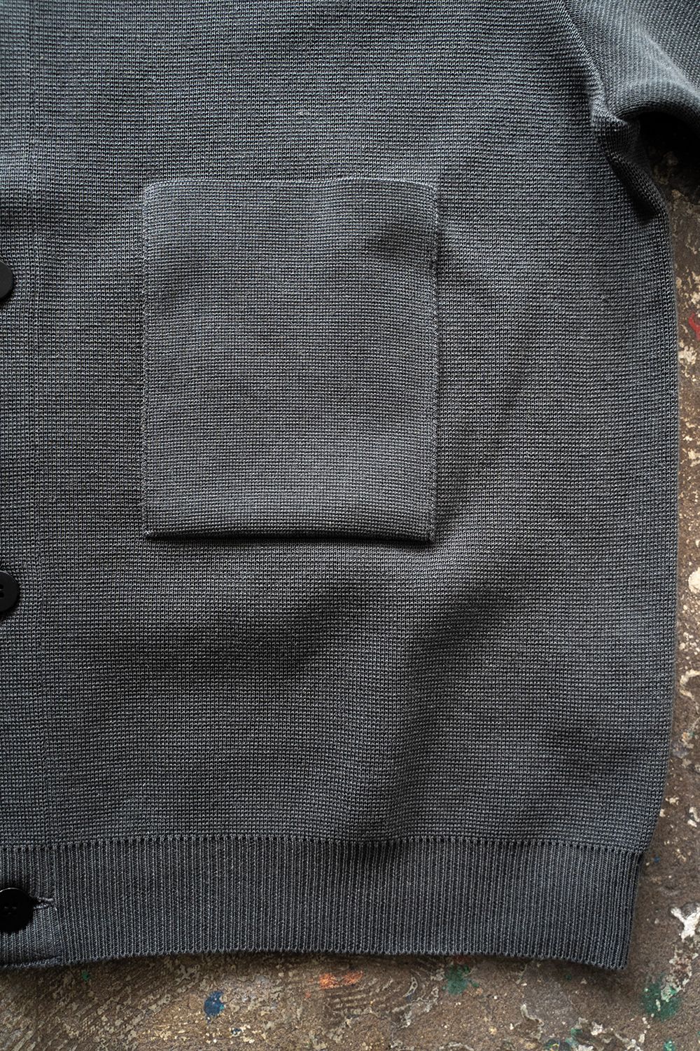 【ラスト1点】【23SS】ミラノリブニットジャケットカーディガン(GRAY)