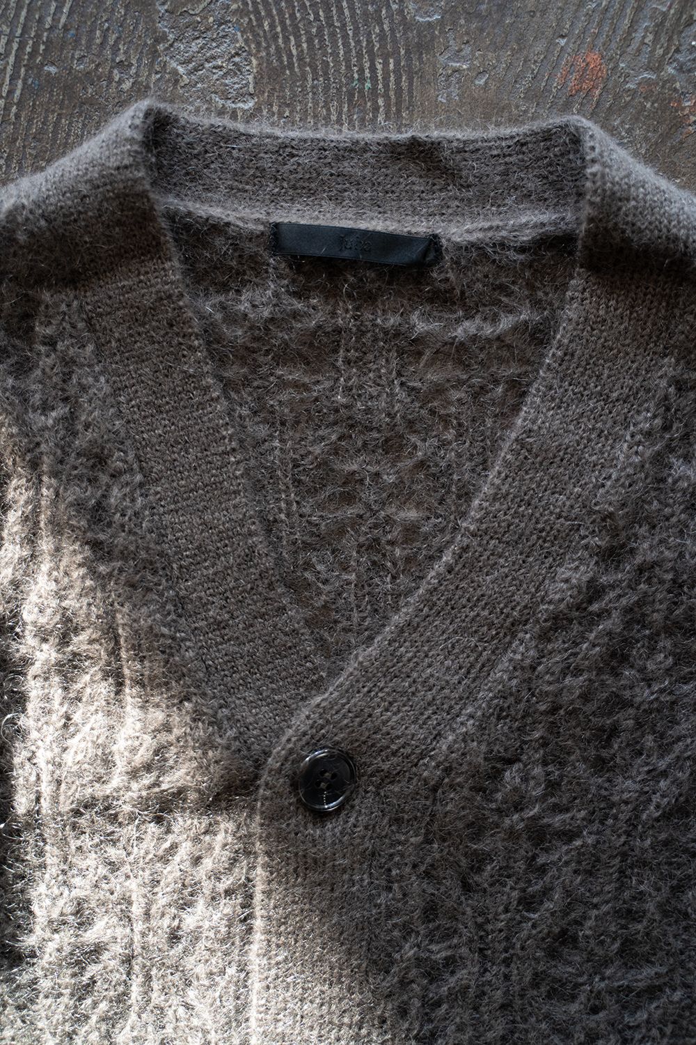 【ラスト1点】【24AW】Melt Cardigan/メルトカーディガン(FAWN)