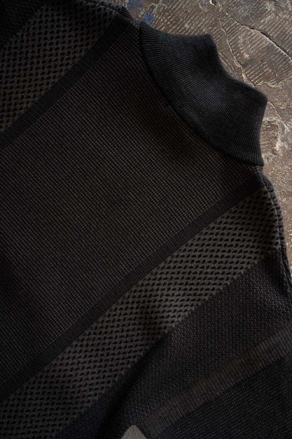 【26AW】Karita Half Zip Knit(BLACK)