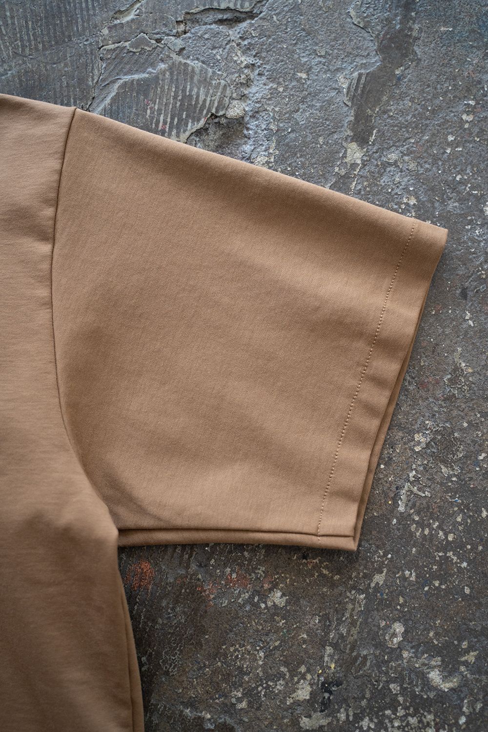 【ラスト1点】【24SS】Short Sleeve Draw Code Pull Over(CAMEL)
