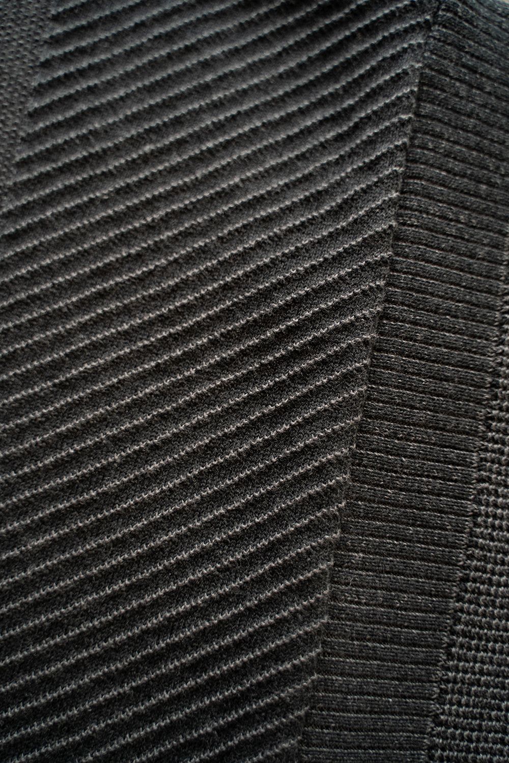 【ラスト1点】【25SS】Fumon Henley Knit(BLACK)