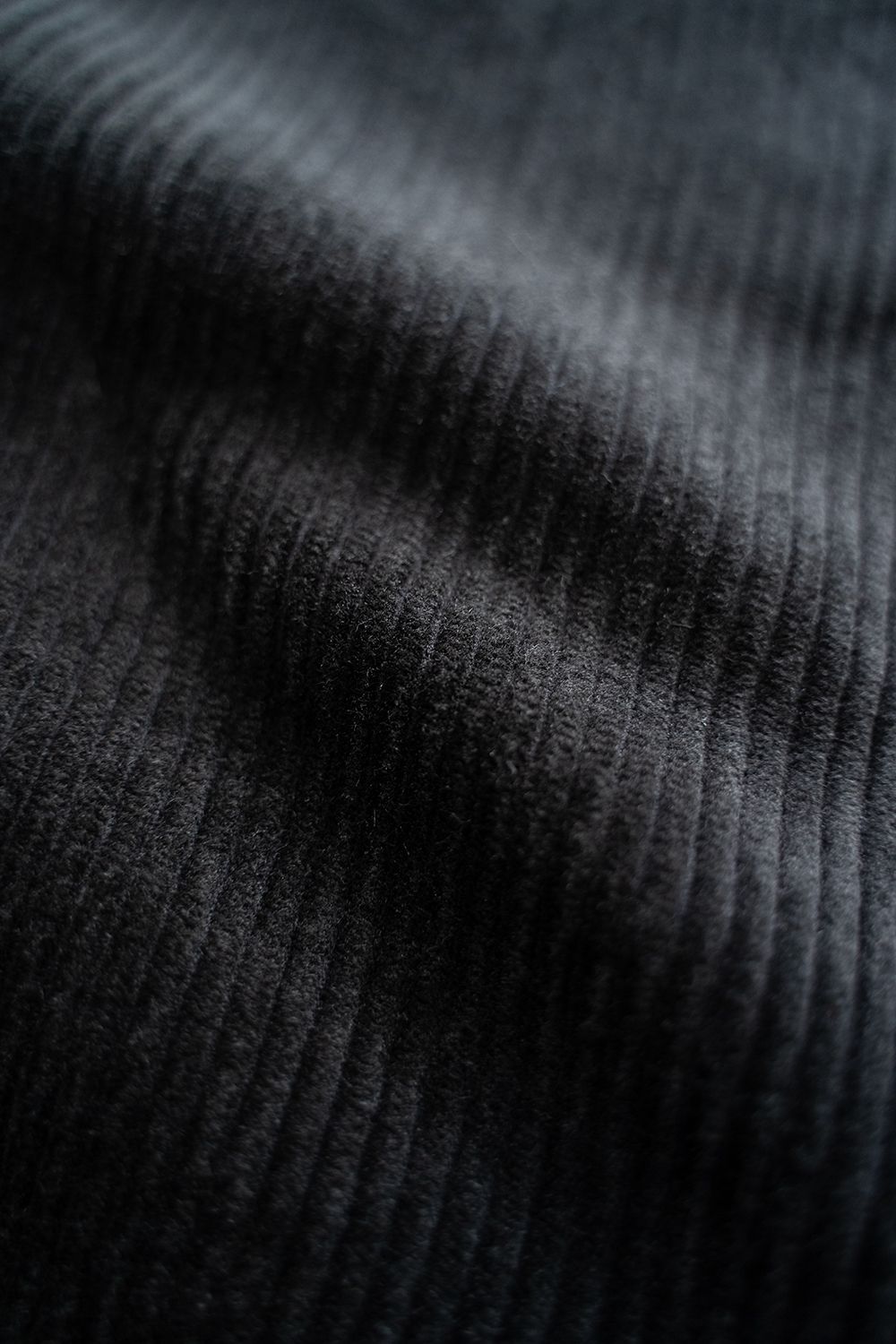【ラスト1点】【25AW】綿×レーヨンコーデュロイシャツジャケット(BLACK)