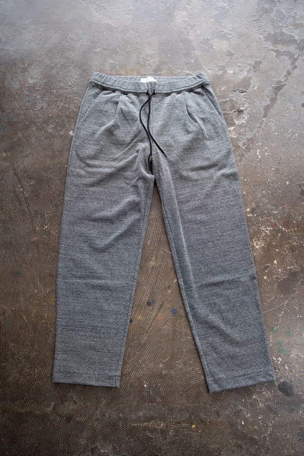 【ラスト1点】【21SS】ワンタックニットイージーパンツ(GRAY)