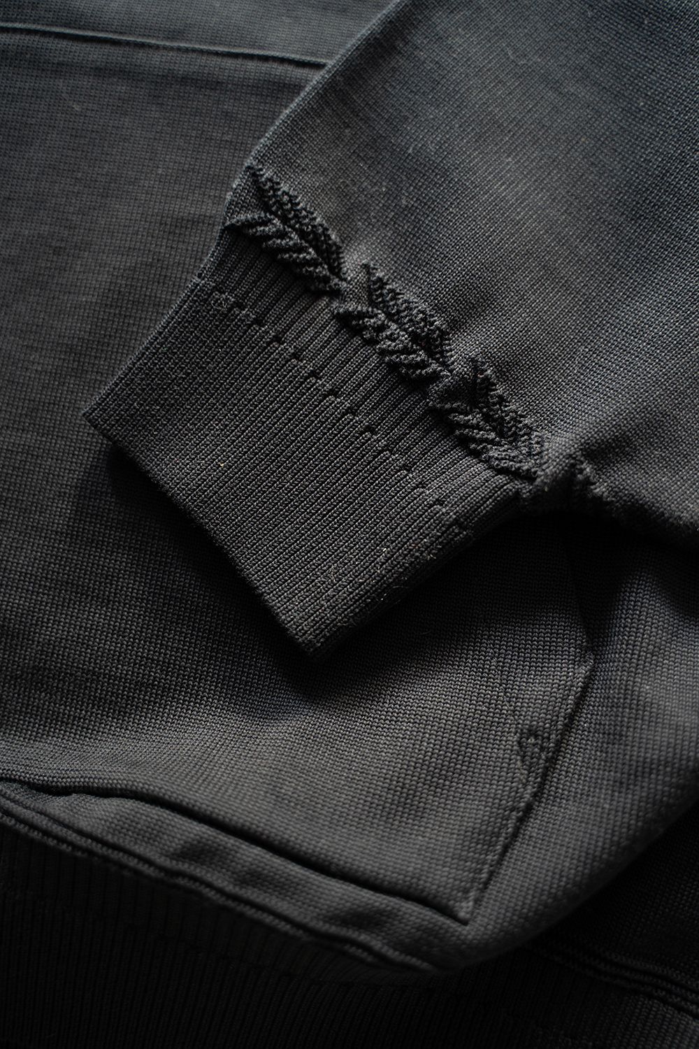 【ラスト1点】【24SS】Harukaze Half Zip Knit(BLACK)