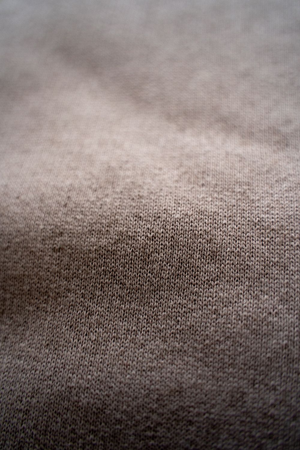 【ラスト1点】Black Merino Wool Pullover/ブラックメリノウール裏毛クルーネックプルオーバー(PINK)