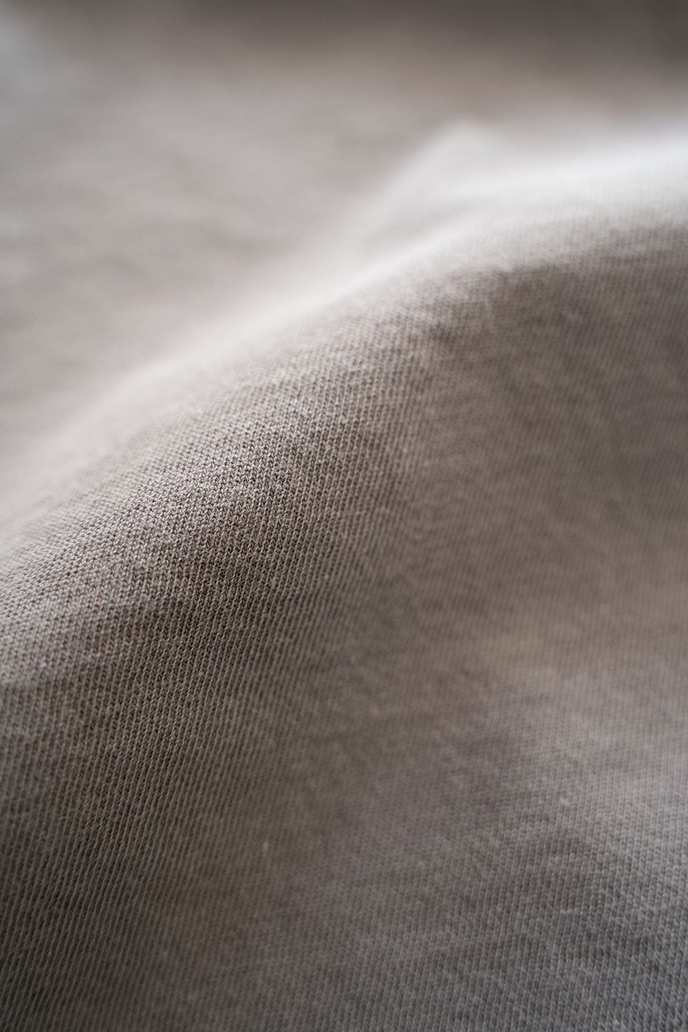 【ラスト1点】Back Shirt Tee/強撚天竺Tシャツ(GREIGE)