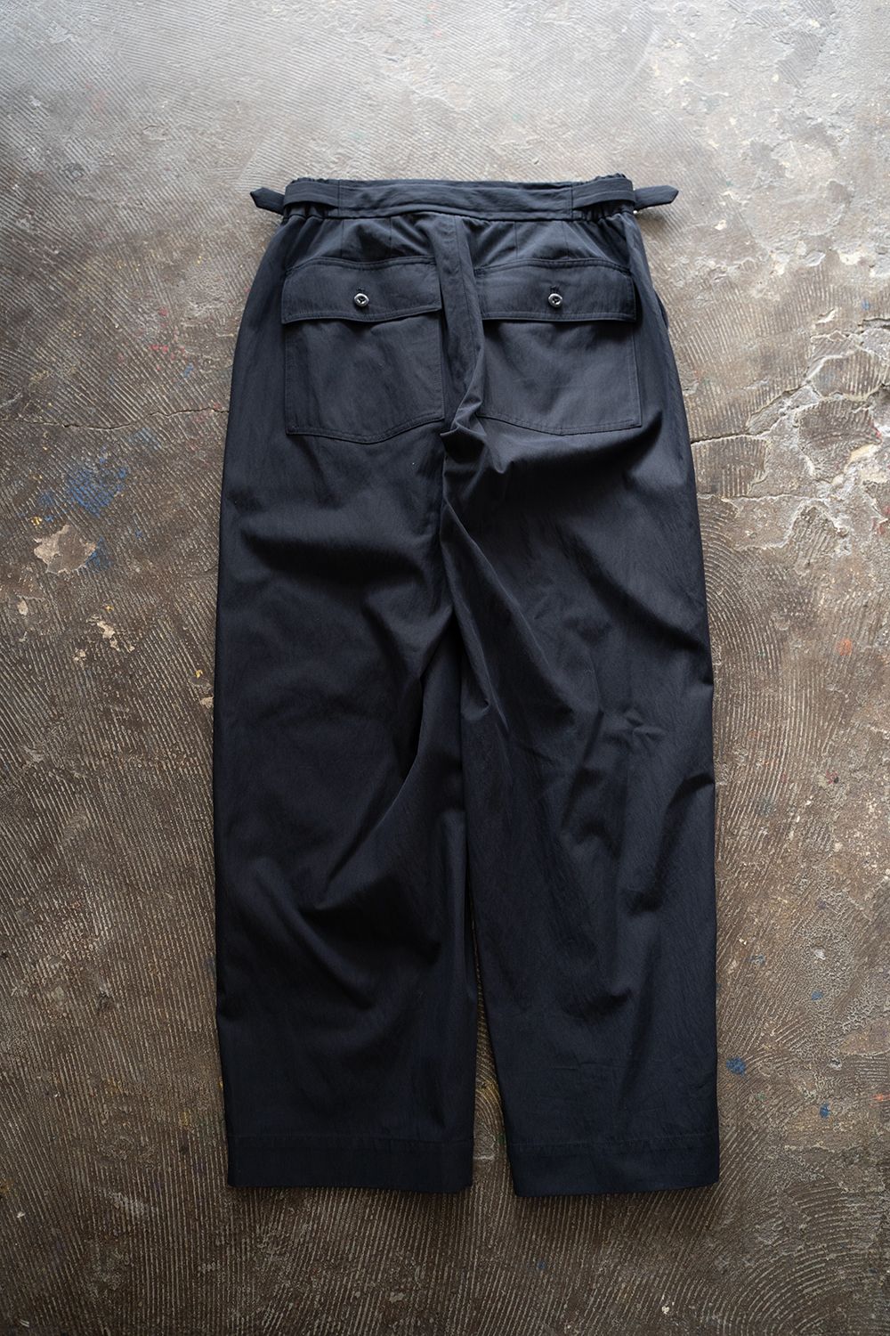 SAYATOMO - 【24SS】2-Tack Cotton Nylon Baker Pants/2タック