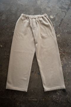ウールブランケットワイドパンツ(薄々茶)
