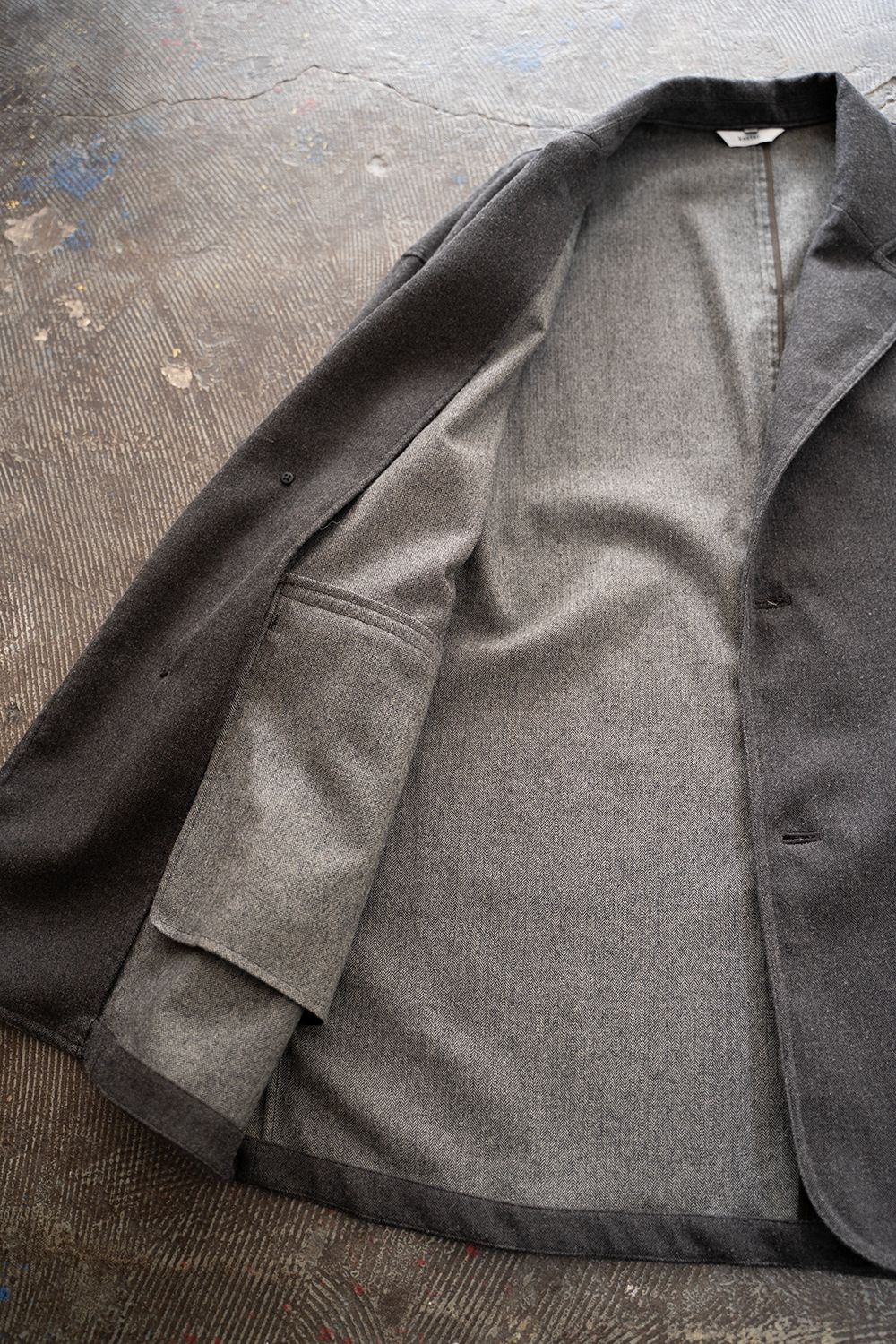 【25AW】 Herringbone Jacket/ヘリンボーンジャケット(BROWN)