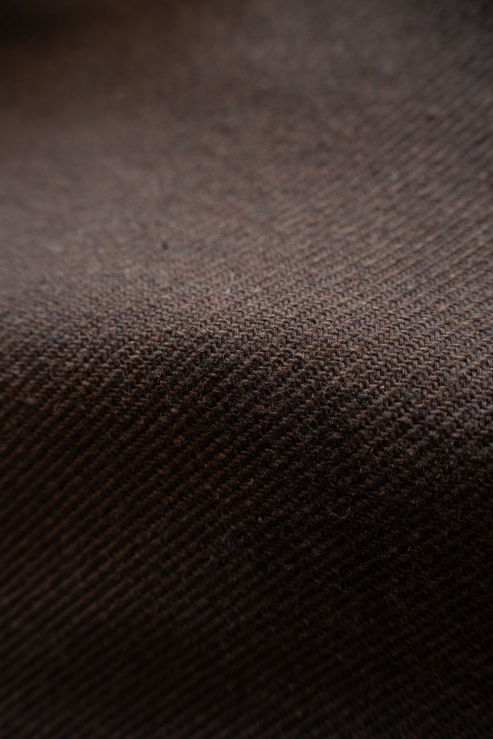【26AW】コットン×ウールカルゼカバーオール(DARK BROWN)