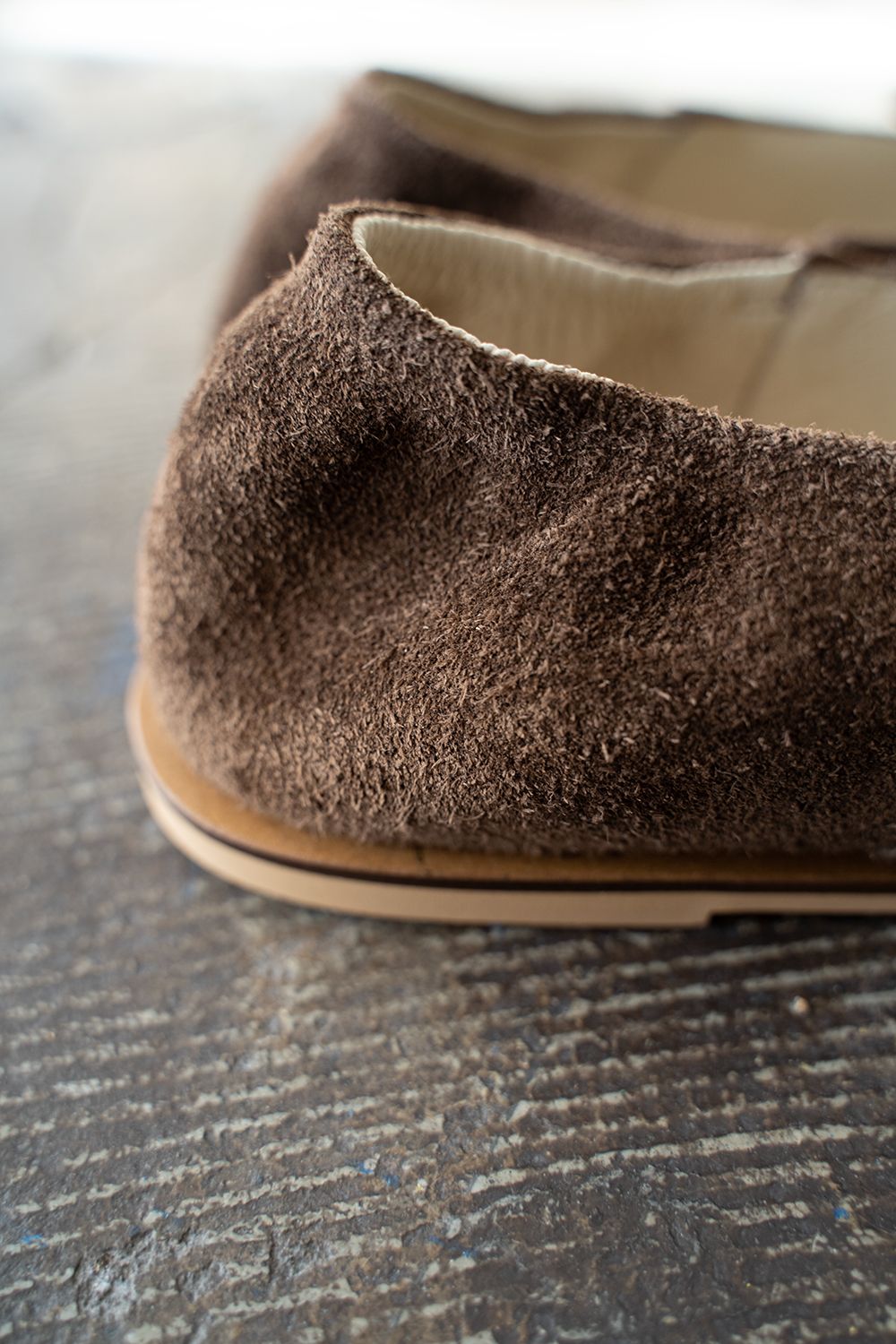 【ラスト1点】【23SS】レザースリッポン(BROWN)