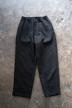 【ラスト1点】【23AW】シェットランドウールイージーパンツ(BLACK)