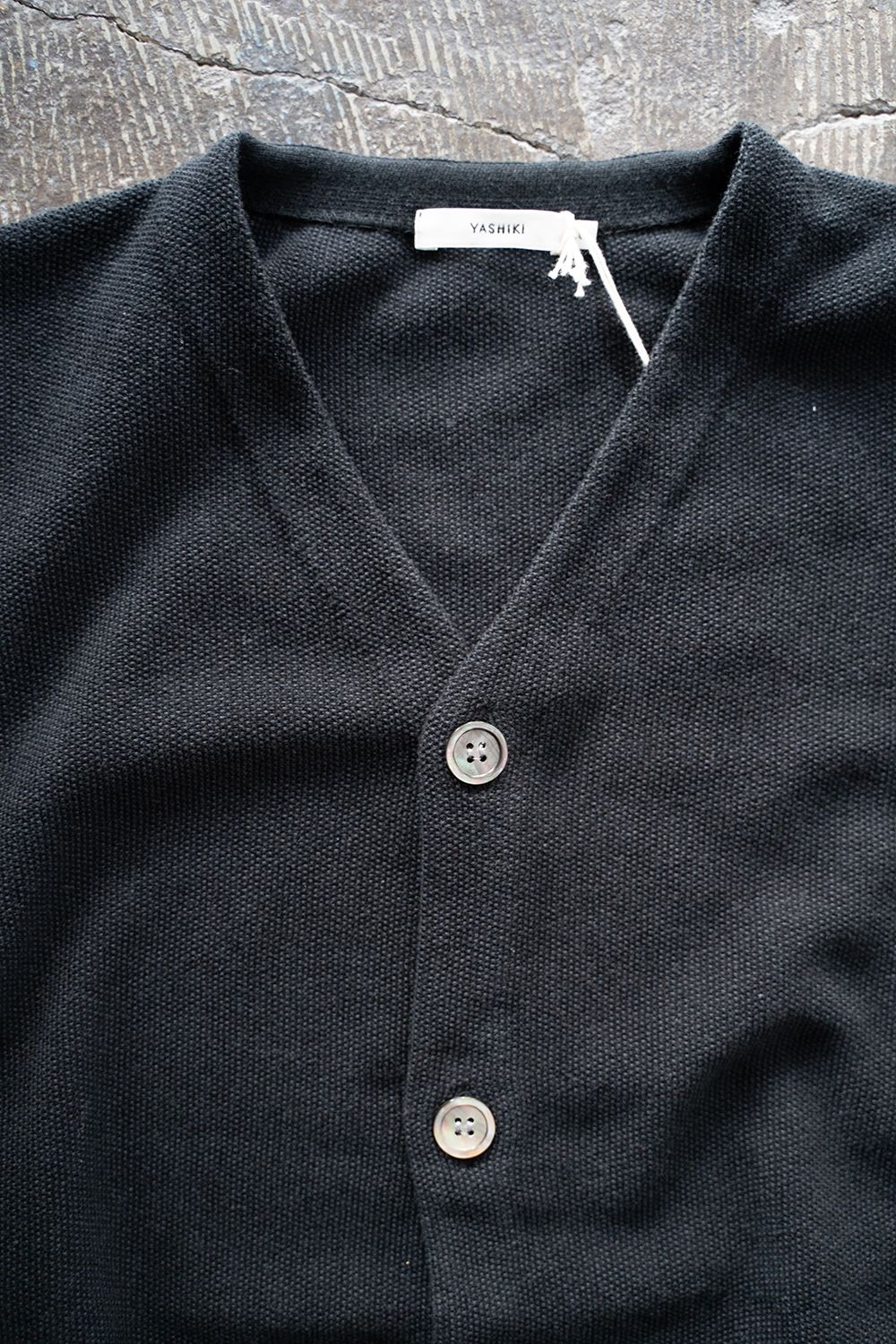 YASHIKI - 【23SS】Hanaikada Cardigan(BLACK) | Salty