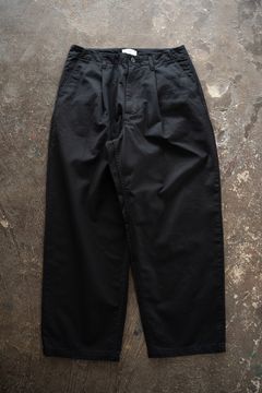 【26SS】セルビッチチノワンタックパンツ(BLACK NAVY)