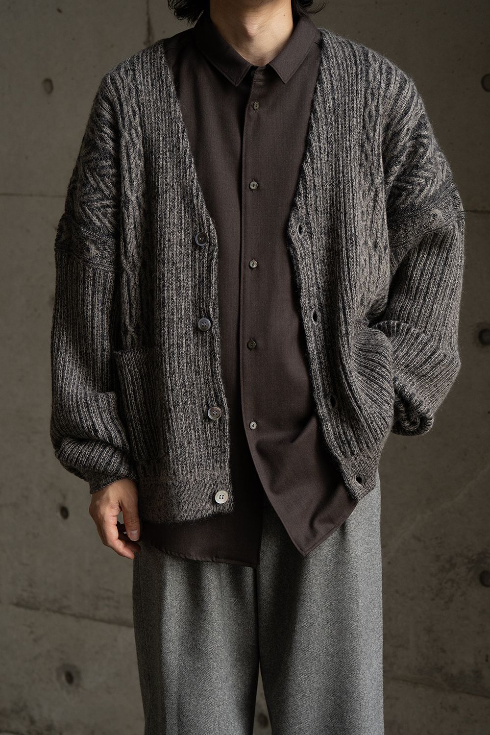 【25AW】Sekkei Mohair Cardigan(BEIGE)