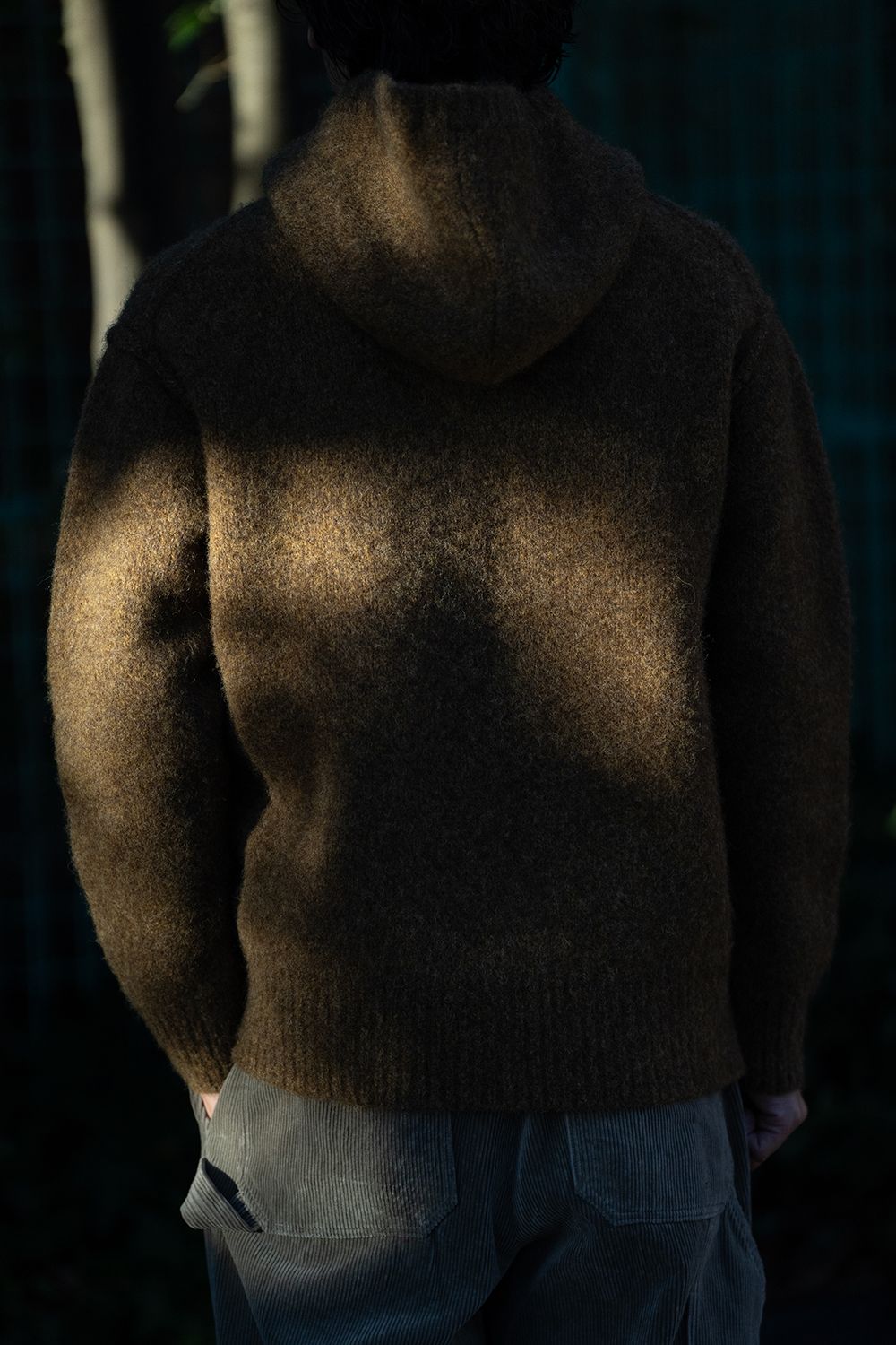 slopeslow - 【ラスト1点】brushed yak/Shetland wool hoodie balaclava(MARRON) |  Salty