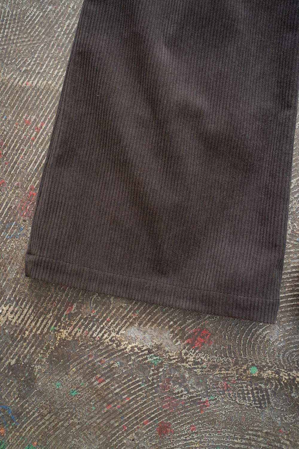 【ラスト1点】1-Tack Corduroy Bootcut Pants/1タックコーデュロイブーツカットパンツ(BROWN)