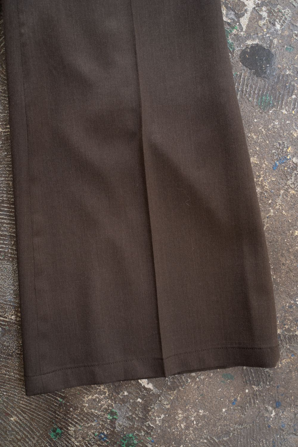 【26AW】Fluid Flare Pants/フルーイドフレアパンツ(BROWN)