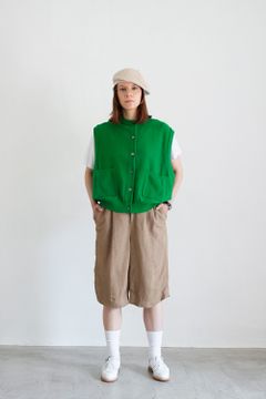 Kusamoe Vest(KELLY GREEN)