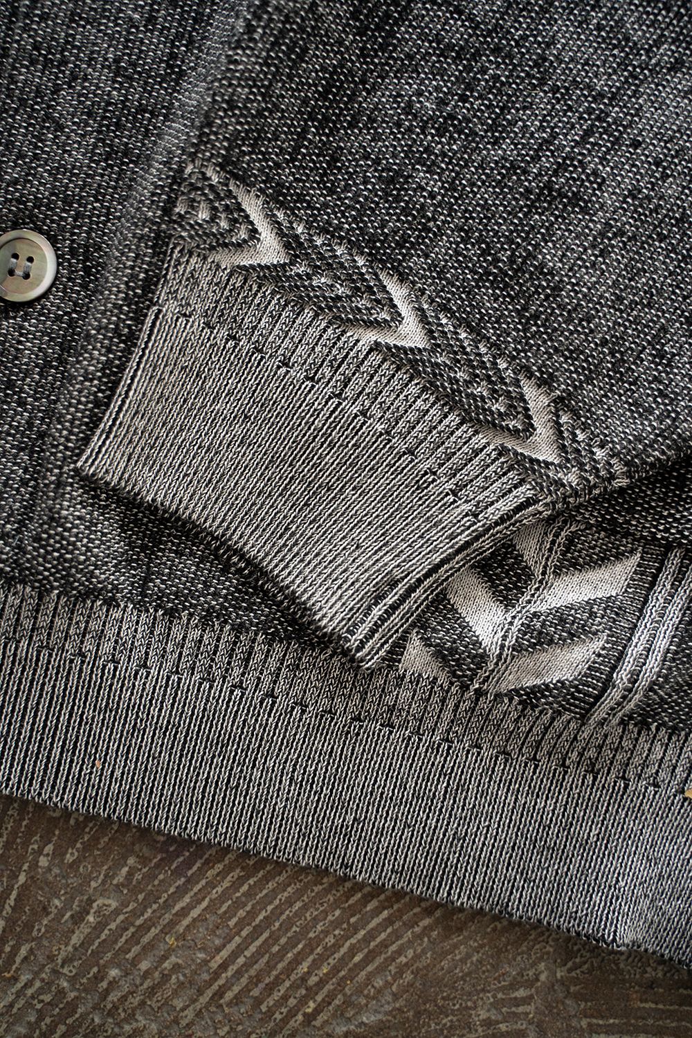 【ラスト1点】【25SS】Wadachi Cardigan(MIX GRAY)