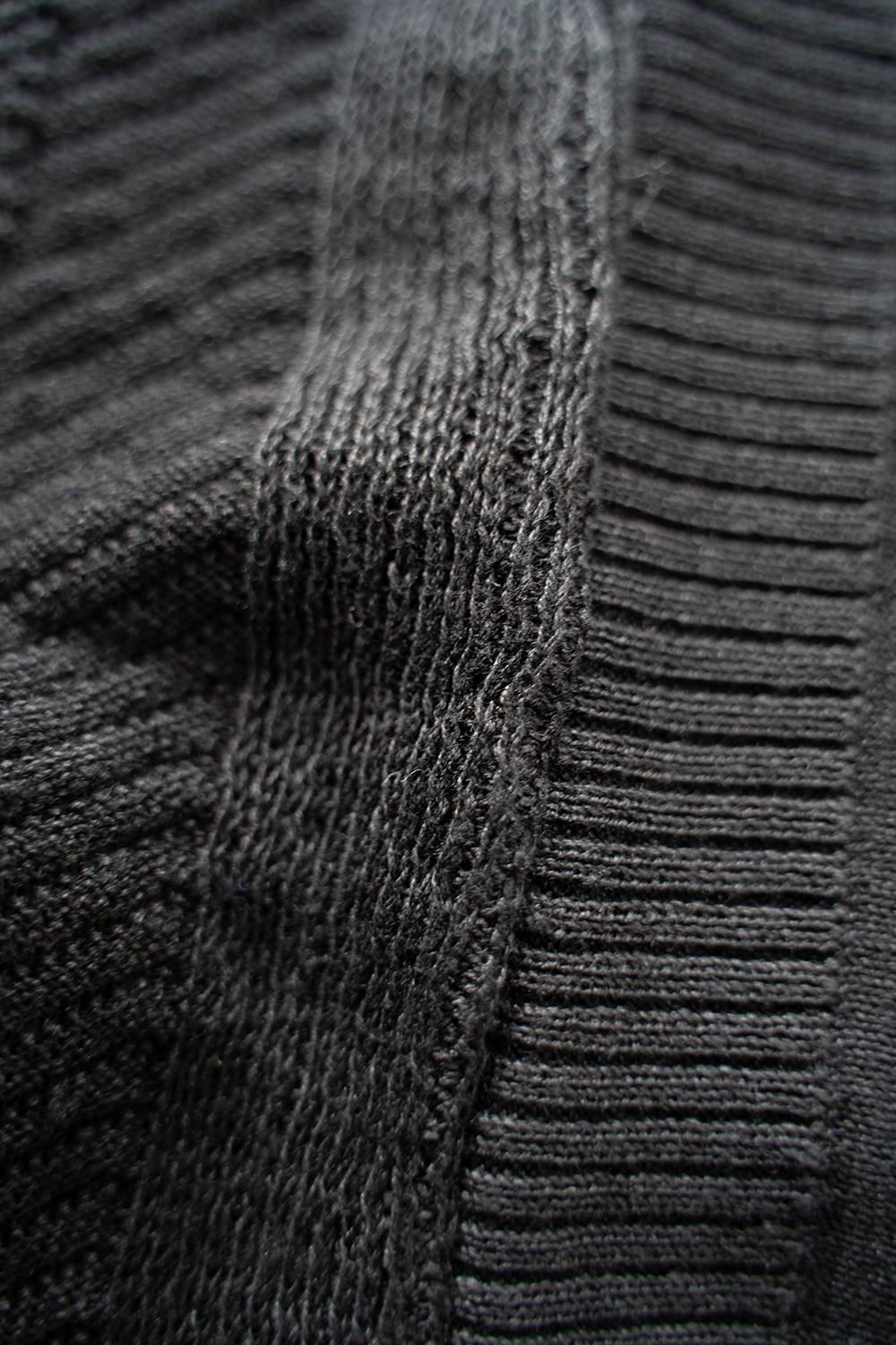 YASHIKI - 【ラスト1点】【24SS】Nomichi Knit(BLACK) | Salty