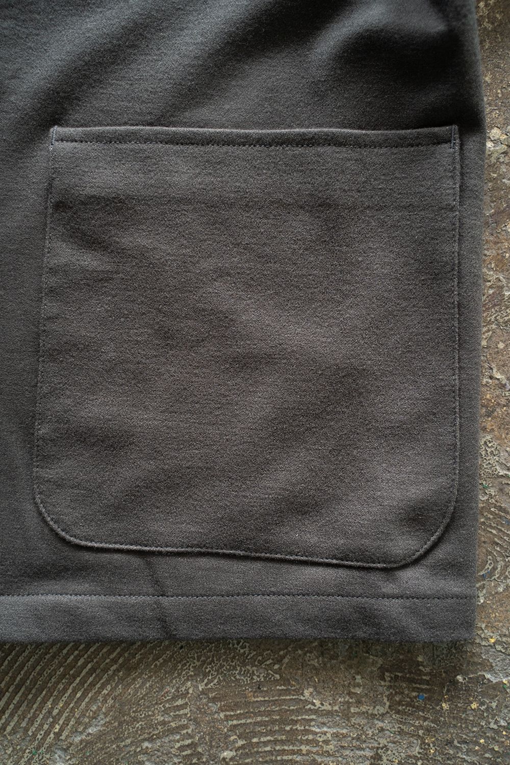 【ラスト1点】【24AW】ウールジャージーダブルジャケット(BROWN CHARCOAL)