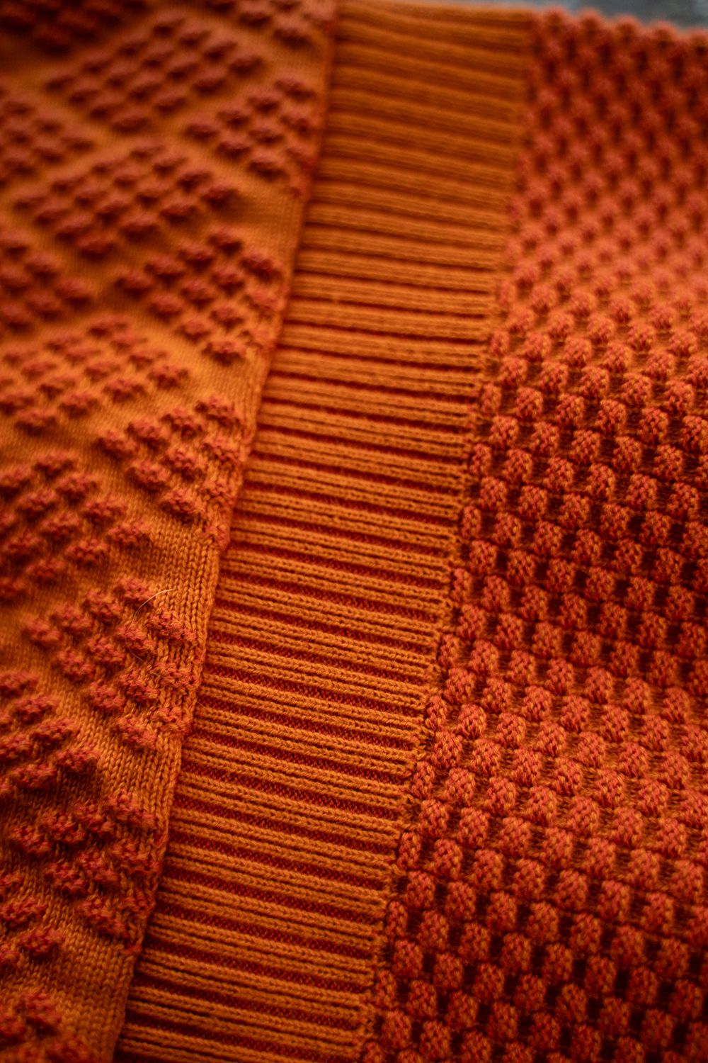 【ラスト1点】【24SS】Nanohana Collar Cardigan(ORANGE)