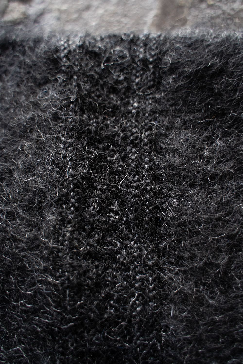 【ラスト1点】【24AW】Akane Mohair Cardigan(BLACK)