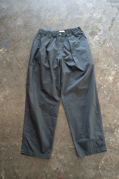 【ラスト1点】【23SS】コットンツイルインタックイージーパンツ(BLUE CHARCOAL)