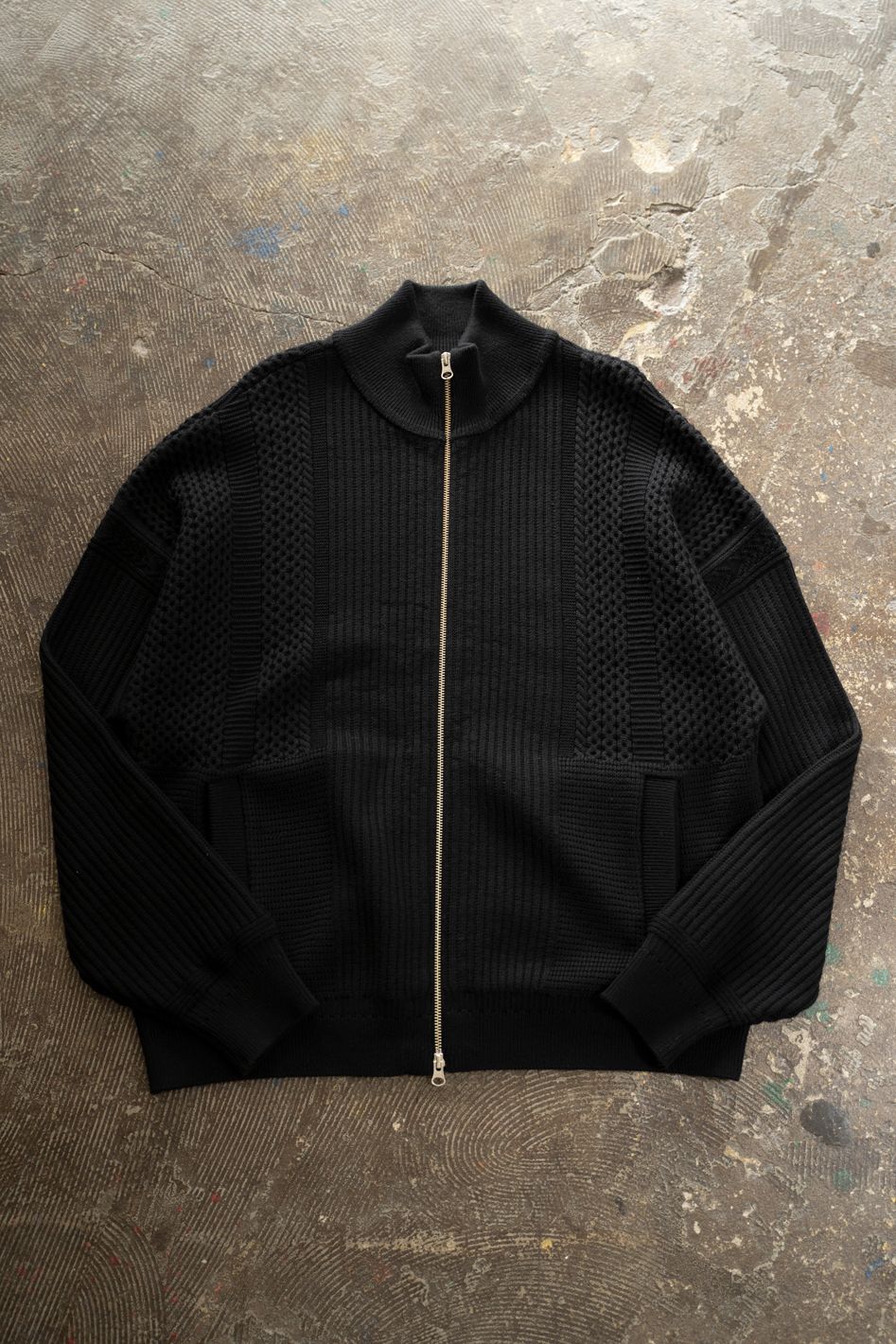 【26AW】Akiiro Drivers Knit(BLACK)