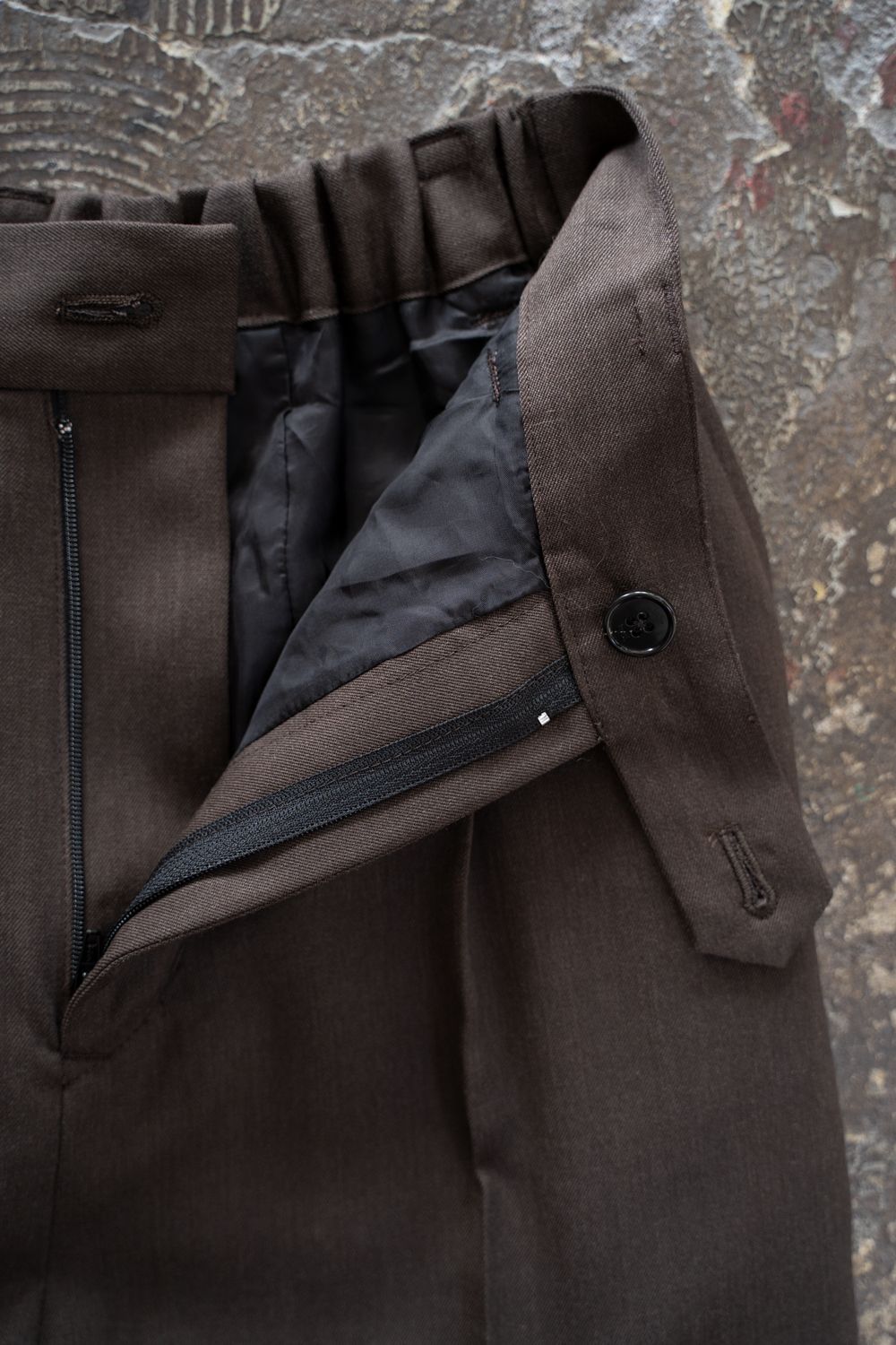 【26AW】Fluid Flare Pants/フルーイドフレアパンツ(BROWN)