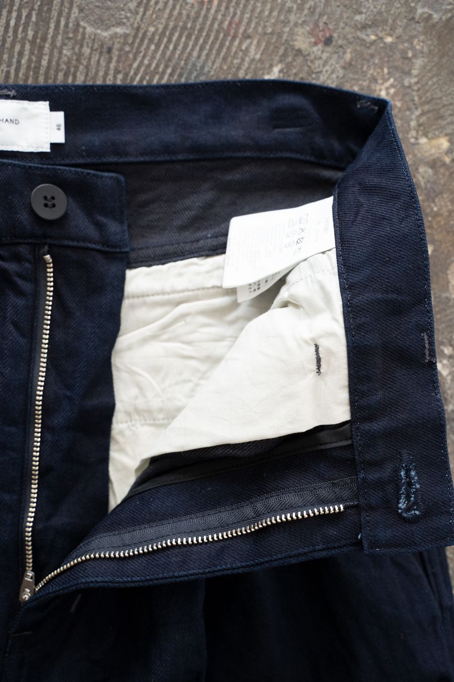 【26SS】11.5ozデニムディープタックパンツ(DARK NAVY)