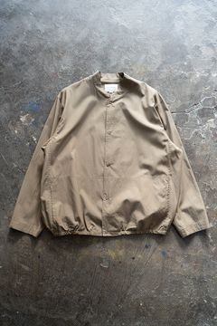 【ラスト1点】【24SS】キュプラ×綿シャツブルゾン(KHAKI)