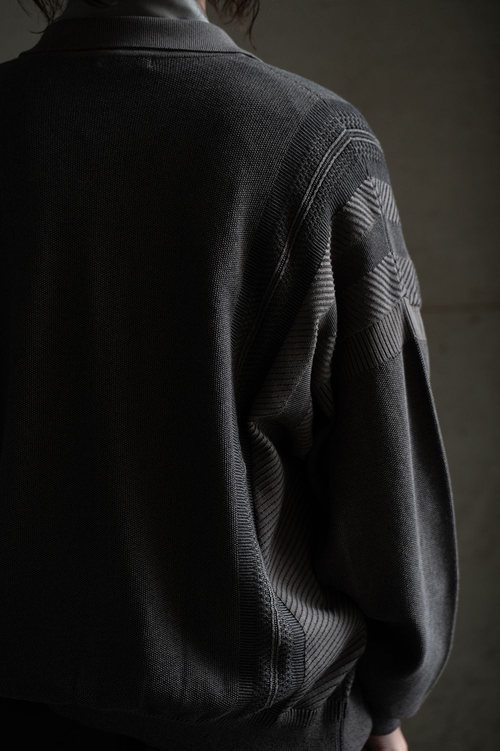 【26SS】Kokuu Collar Cardigan(GREIGE)