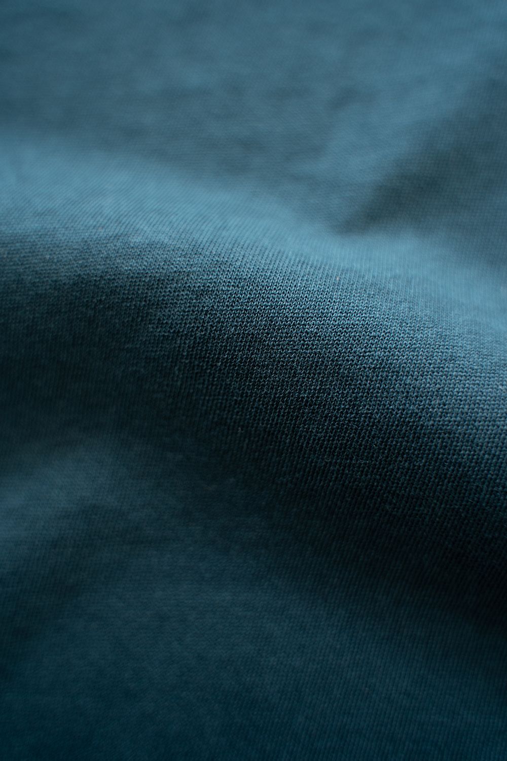 【ラスト1点】【23SS】強撚コットンスプリットヨークTシャツ(TEAL BLUE)