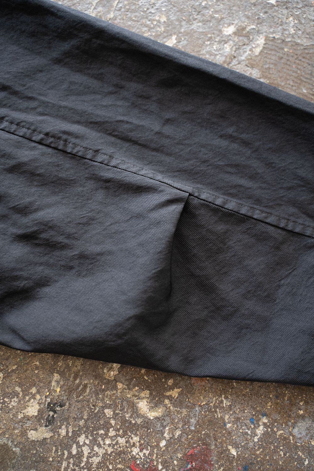 【ラスト1点】【24SS】両胸ポケットシャツジャケット(BLACK NAVY)
