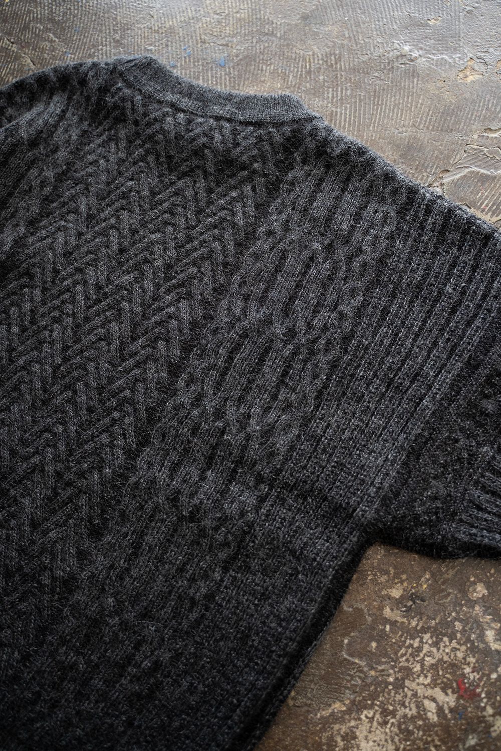 【25AW】Sekkei Mohair Knit(BLACK)