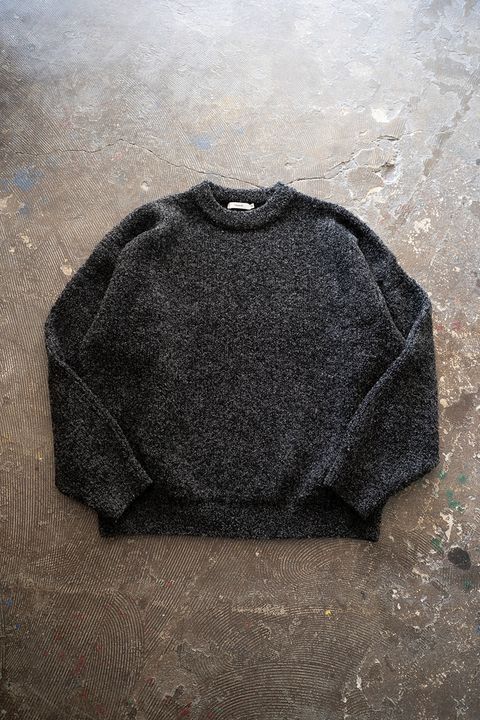【25AW】Shusetsu Boucle Knit(BLACK)