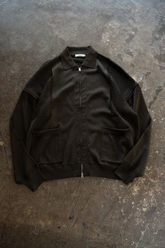 【26AW】Akiyo Zip Cardigan(DARK OLIVE)