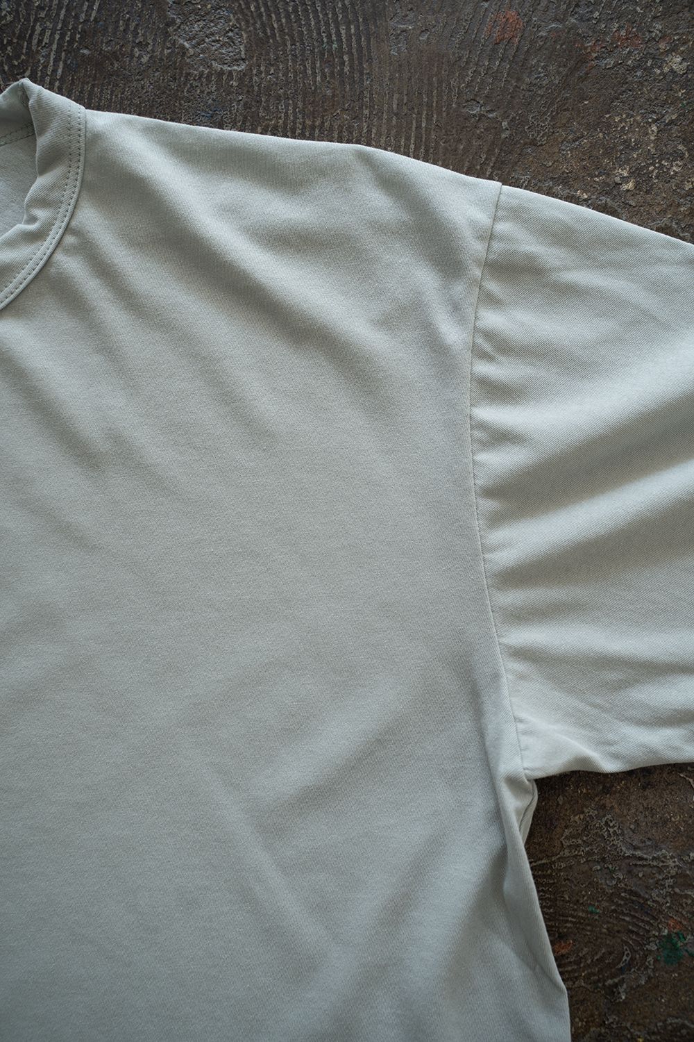 【ラスト1点】【23SS】強撚コットンスプリットヨークTシャツ(MINT)