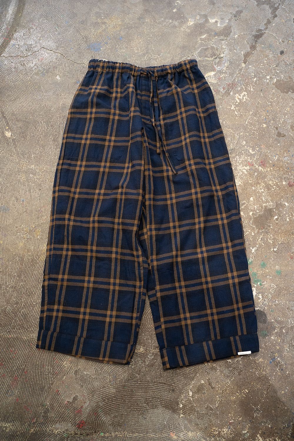 【ラスト1点】"calm"pajama /パジャマ(セットアップ)【ユニセックス】(BROWN×NAVY)