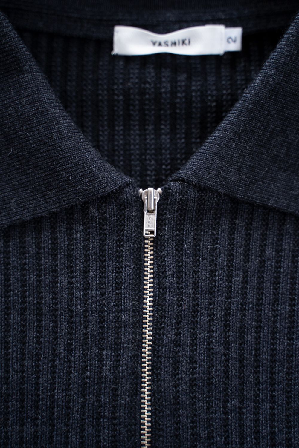 【26AW】Teriha Zip Polo(NAVY)